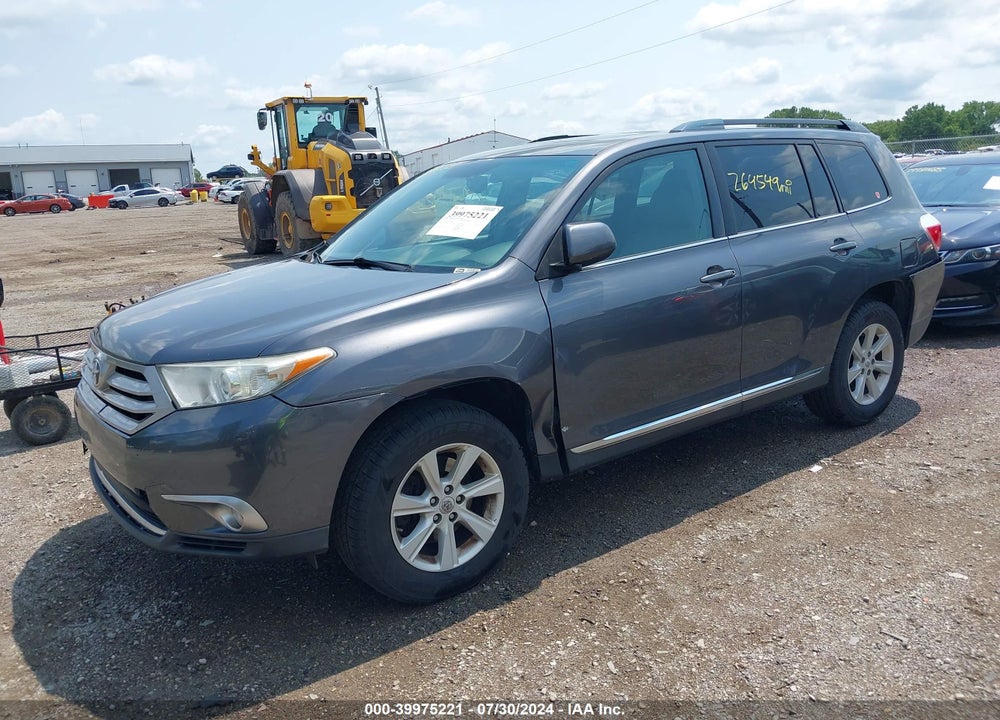 2012 TOYOTA HIGHLANDER SE V6 VIN: 5TDBK3EH2CS150860