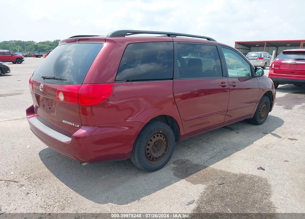2009 TOYOTA SIENNA LE VIN: 5TDZK23C69S270024
