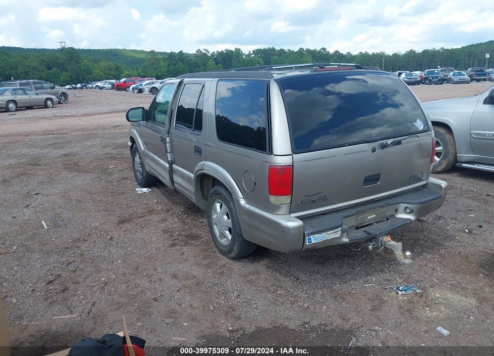 2000 OLDSMOBILE BRAVADA VIN: 1GHDT13W0Y2125220