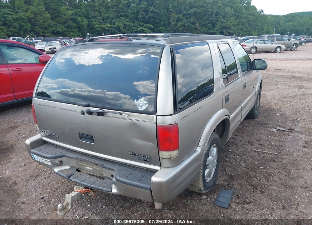 2000 OLDSMOBILE BRAVADA VIN: 1GHDT13W0Y2125220