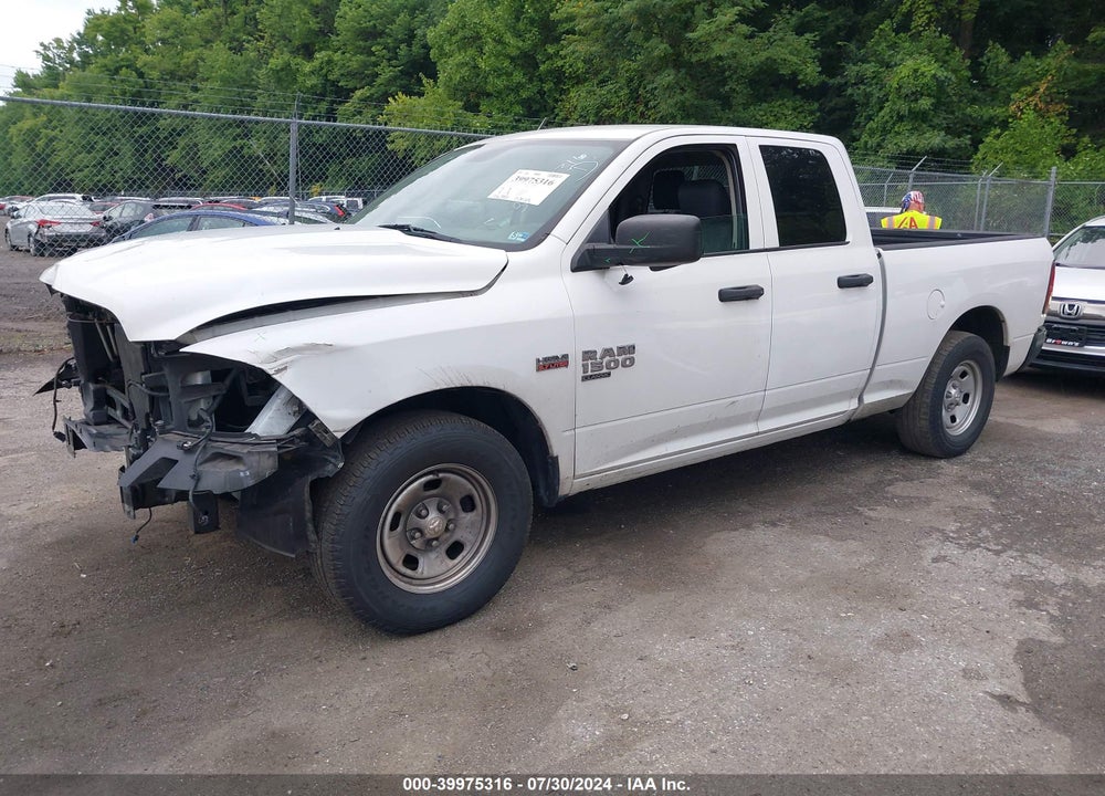 2019 RAM 1500 CLASSIC TRADESMAN QUAD CAB 4X2 6'4 BOX VIN: 1C6RR6FT2KS593974