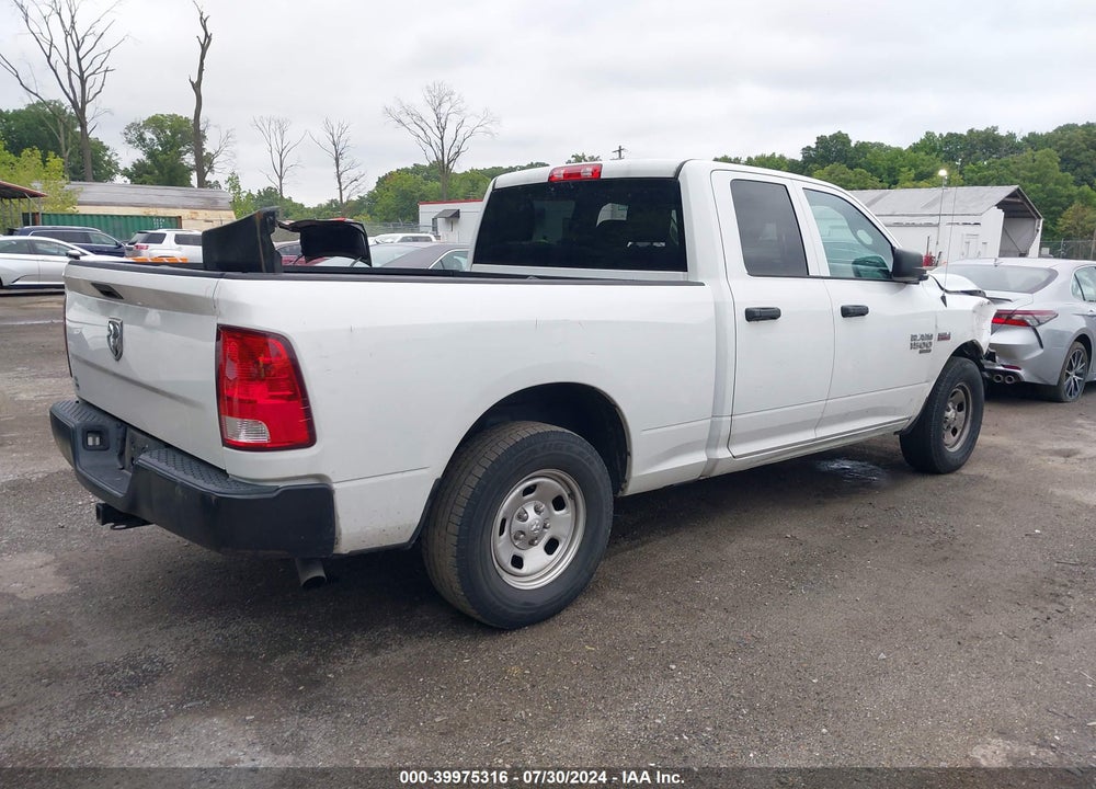 2019 RAM 1500 CLASSIC TRADESMAN QUAD CAB 4X2 6'4 BOX VIN: 1C6RR6FT2KS593974