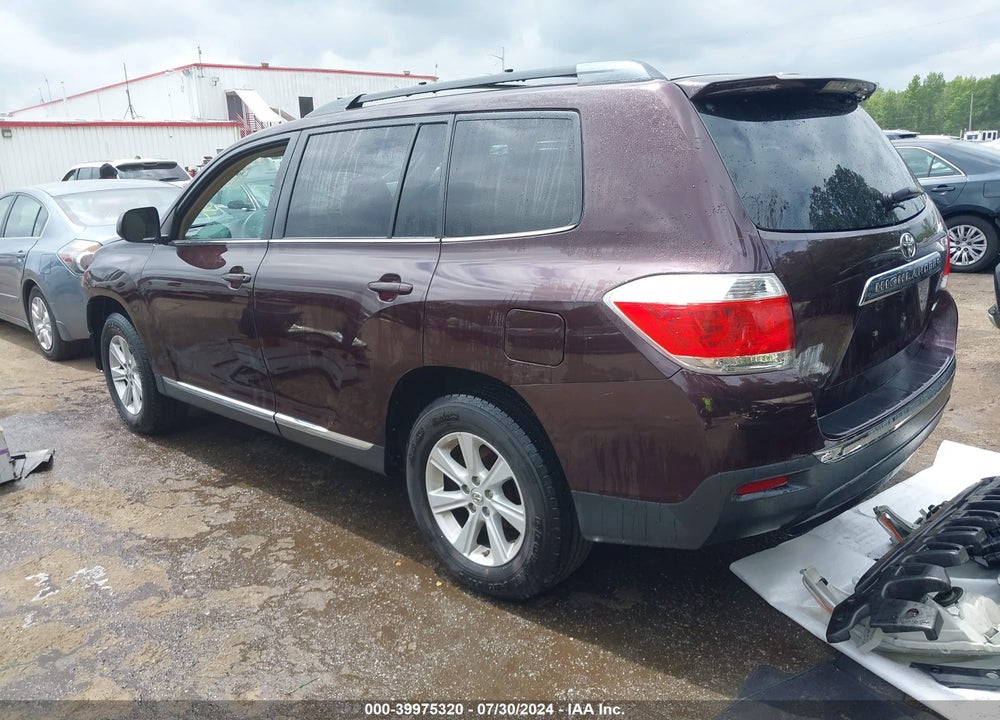 2013 TOYOTA HIGHLANDER SE V6 VIN: 5TDBK3EH6DS189467