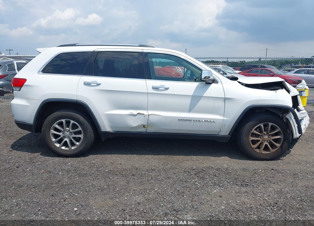 2016 JEEP GRAND CHEROKEE LIMITED VIN: 1C4RJFBG7GC399483