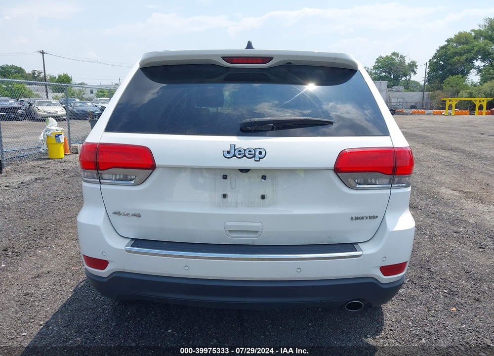 2016 JEEP GRAND CHEROKEE LIMITED VIN: 1C4RJFBG7GC399483