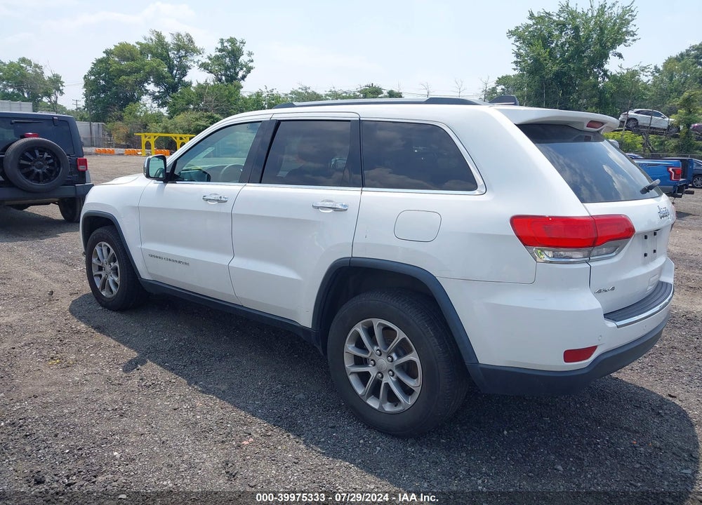 2016 JEEP GRAND CHEROKEE LIMITED VIN: 1C4RJFBG7GC399483