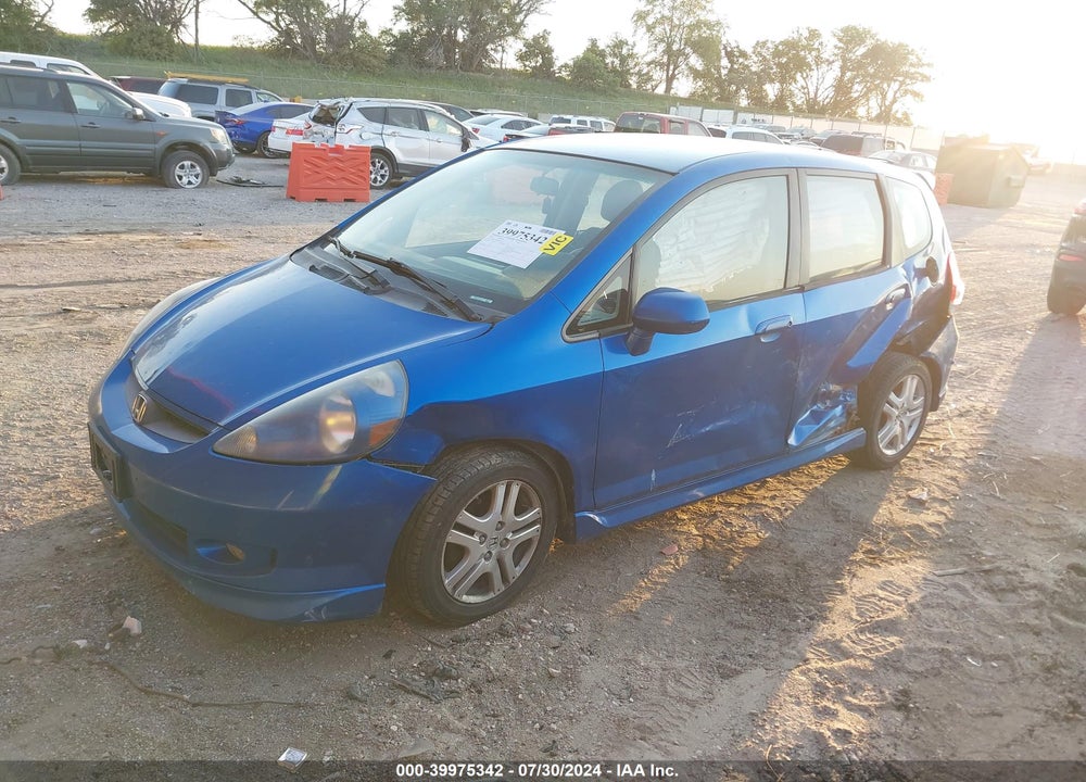 2008 HONDA FIT SPORT VIN: JHMGD38658S035564