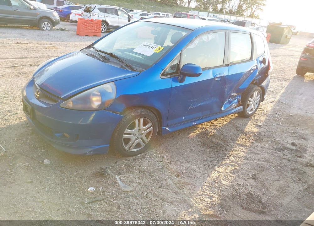 2008 HONDA FIT SPORT VIN: JHMGD38658S035564