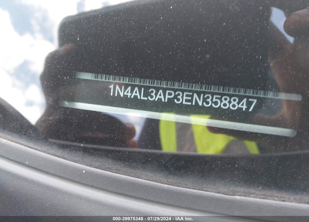 2014 NISSAN ALTIMA 2.5 S VIN: 1N4AL3AP3EN358847