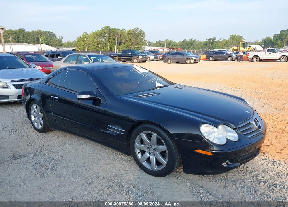 2003 MERCEDES-BENZ SL 500 VIN: WDBSK75F63F034520