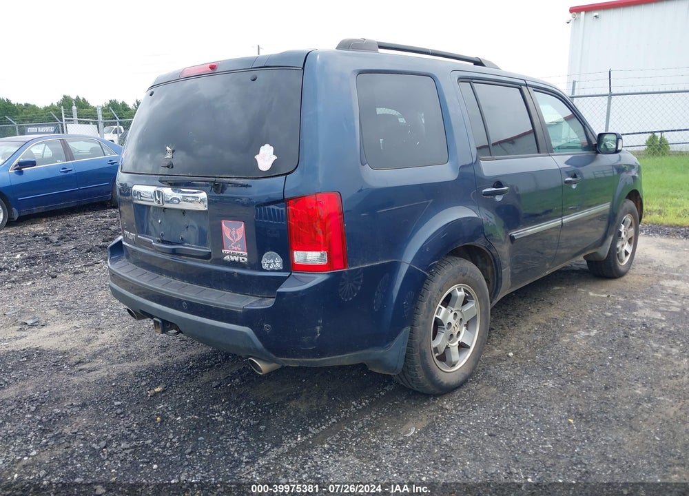 2010 HONDA PILOT TOURING VIN: 5FNYF4H95AB001742