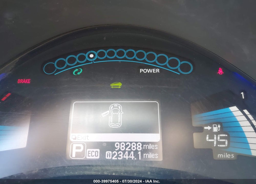 2013 NISSAN LEAF S VIN: 1N4AZ0CP6DC417278