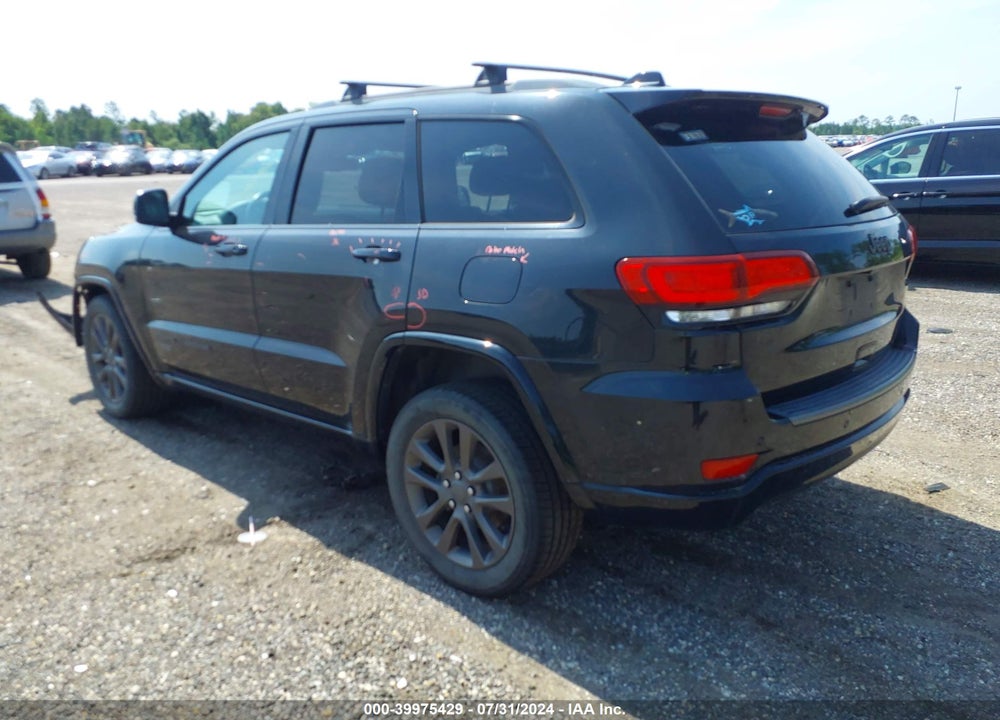 2016 JEEP GRAND CHEROKEE LIMITED 75TH ANNIVERSARY VIN: 1C4RJFBG0GC349881