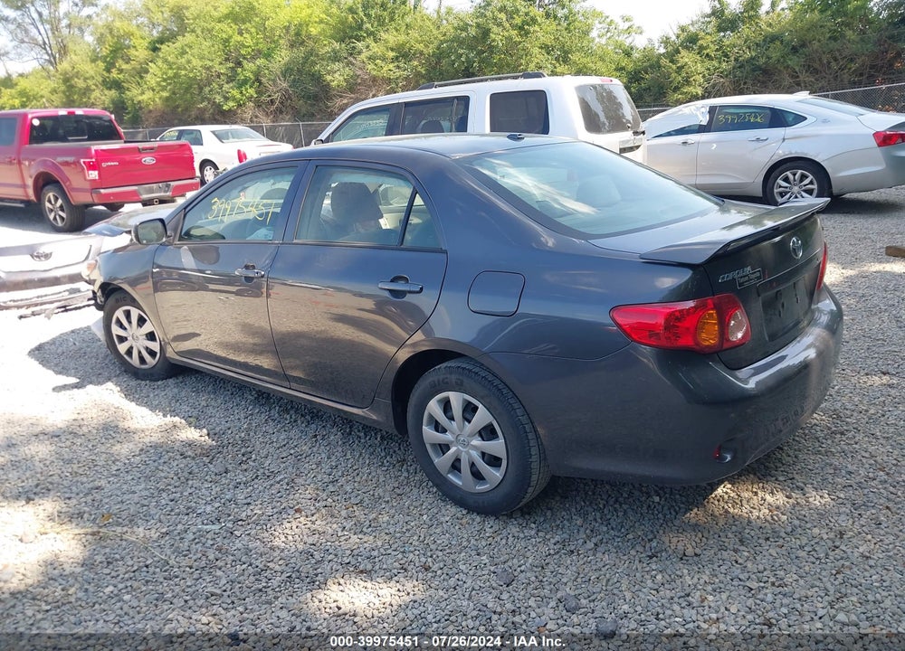 2009 TOYOTA COROLLA LE VIN: JTDBL40EX99049010