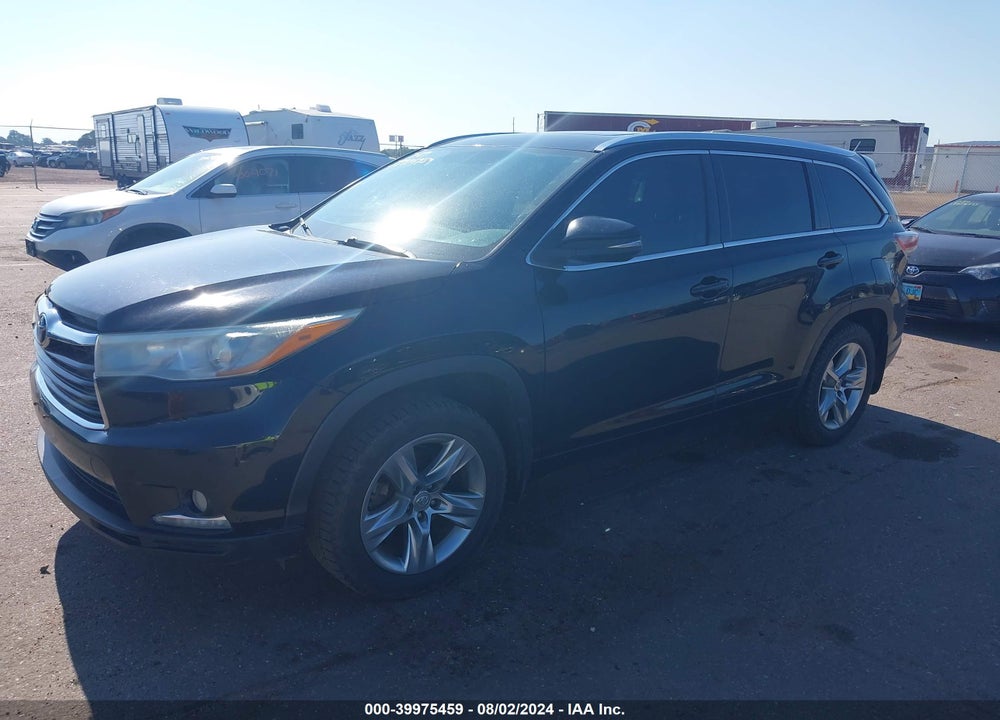 2015 TOYOTA HIGHLANDER LIMITED V6 VIN: 5TDDKRFH1FS081450