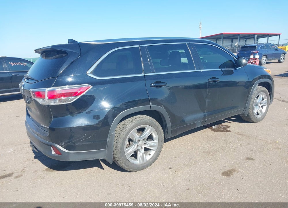 2015 TOYOTA HIGHLANDER LIMITED V6 VIN: 5TDDKRFH1FS081450