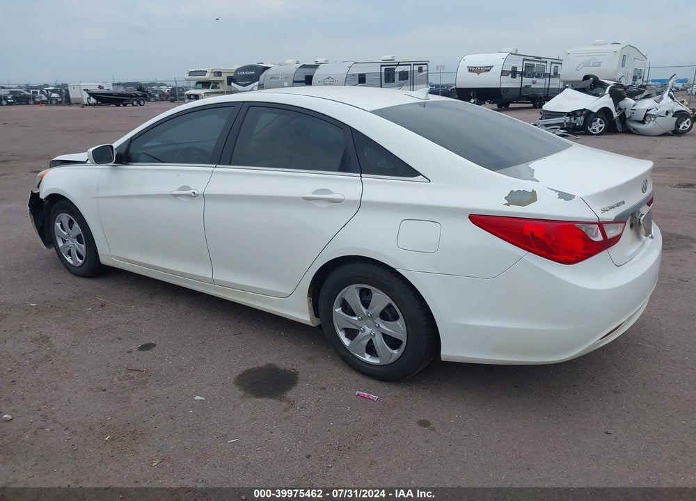 2013 HYUNDAI SONATA GLS VIN: 5NPEB4ACXDH574288