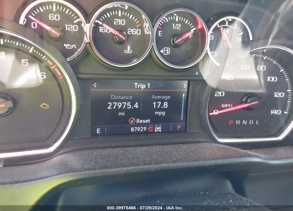 2020 CHEVROLET SILVERADO 1500 4WD SHORT BED RST VIN: 3GCUYEED2LG424668