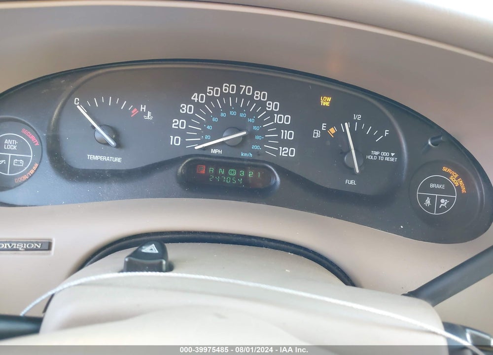 2002 BUICK CENTURY CUSTOM VIN: 2G4WS52J321185915