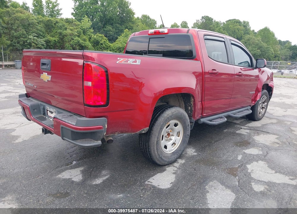 2018 CHEVROLET COLORADO Z71 VIN: 1GCGTDEN4J1191225