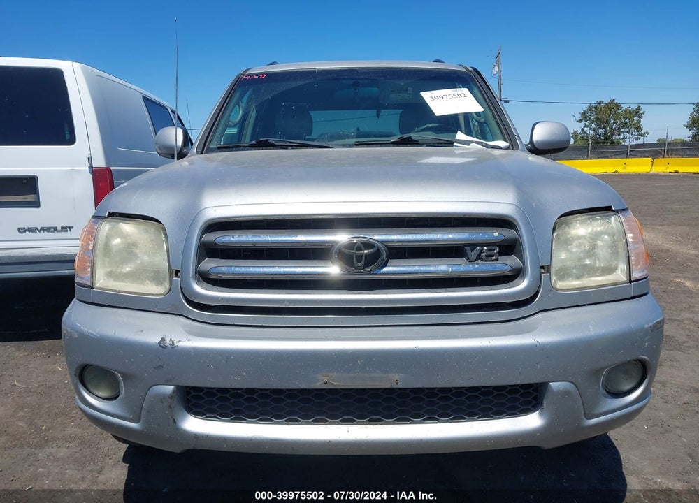 2002 TOYOTA SEQUOIA LIMITED V8 VIN: 5TDZT38A32S097143