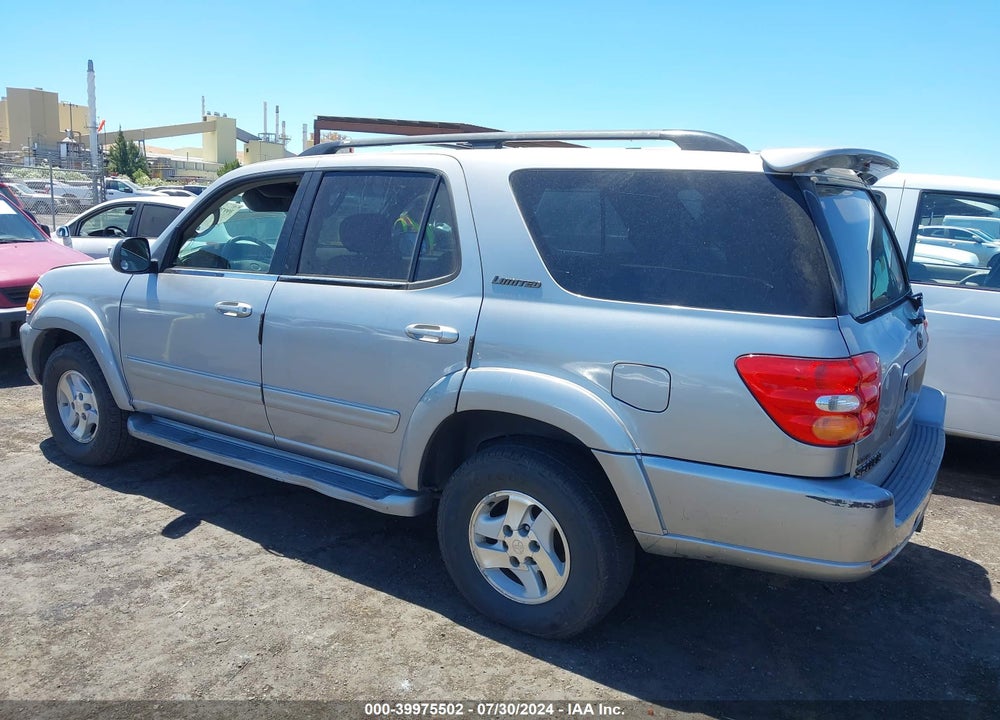 2002 TOYOTA SEQUOIA LIMITED V8 VIN: 5TDZT38A32S097143
