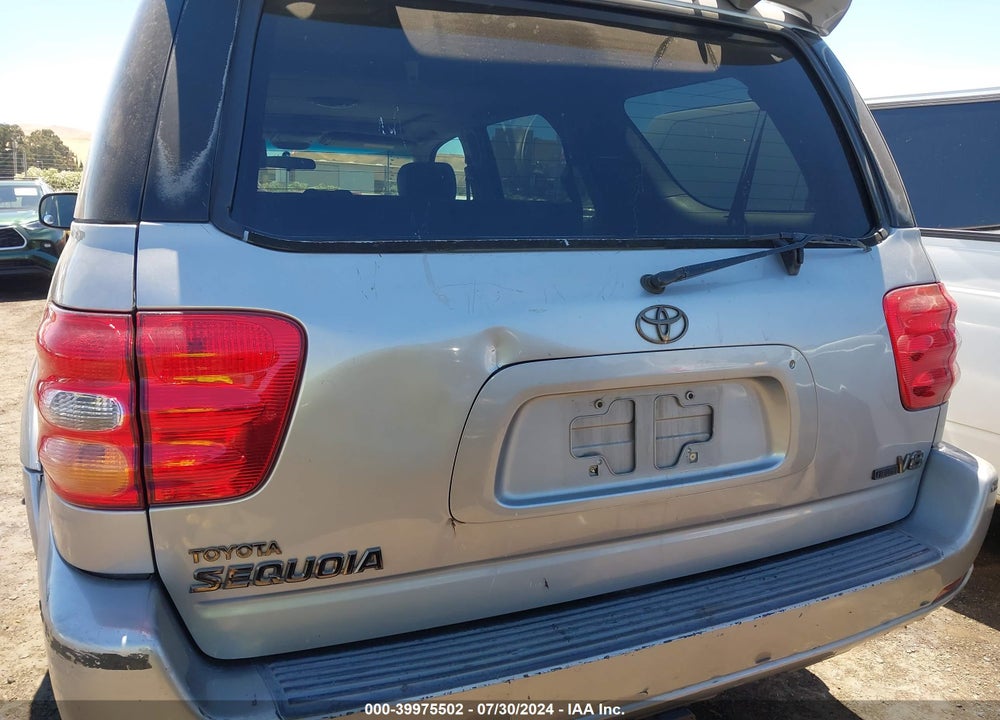 2002 TOYOTA SEQUOIA LIMITED V8 VIN: 5TDZT38A32S097143