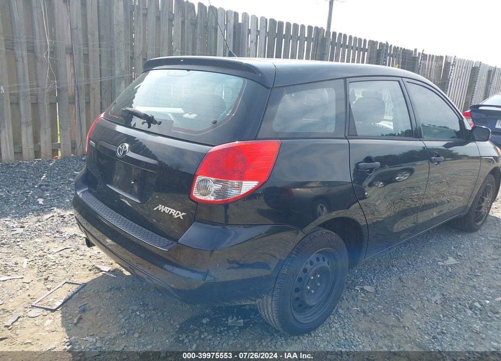 2004 TOYOTA MATRIX STANDARD VIN: 2T1KR32E54C316739