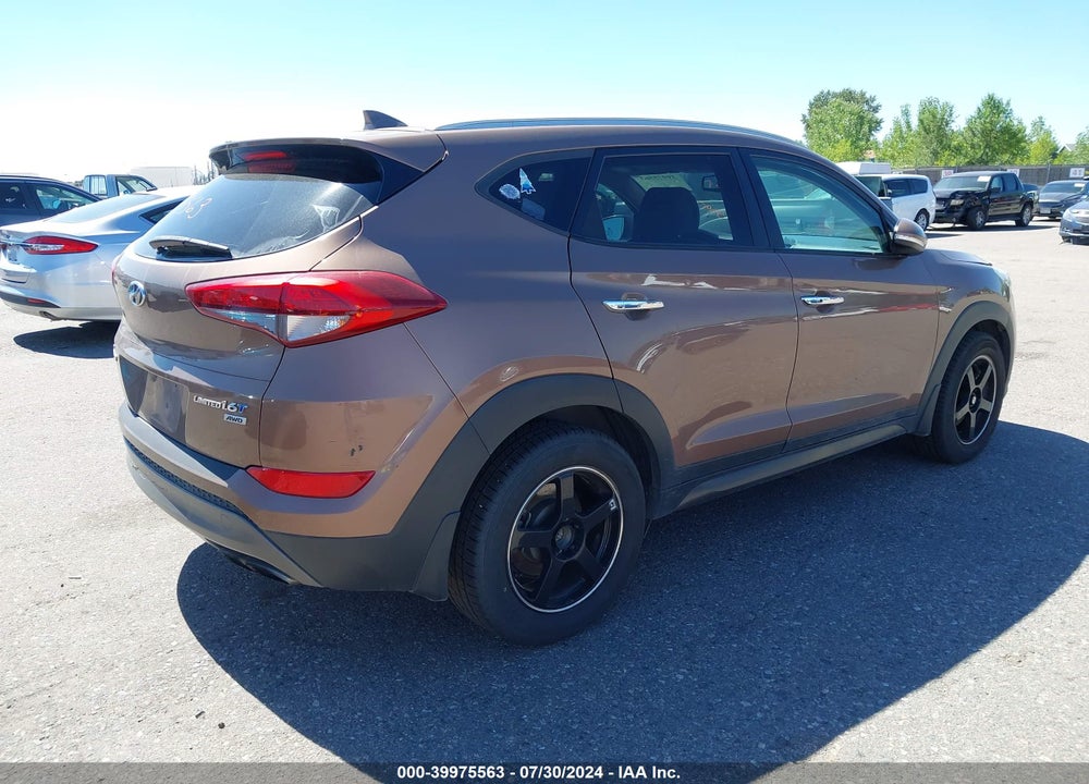 2016 HYUNDAI TUCSON LIMITED VIN: KM8J3CA23GU123965