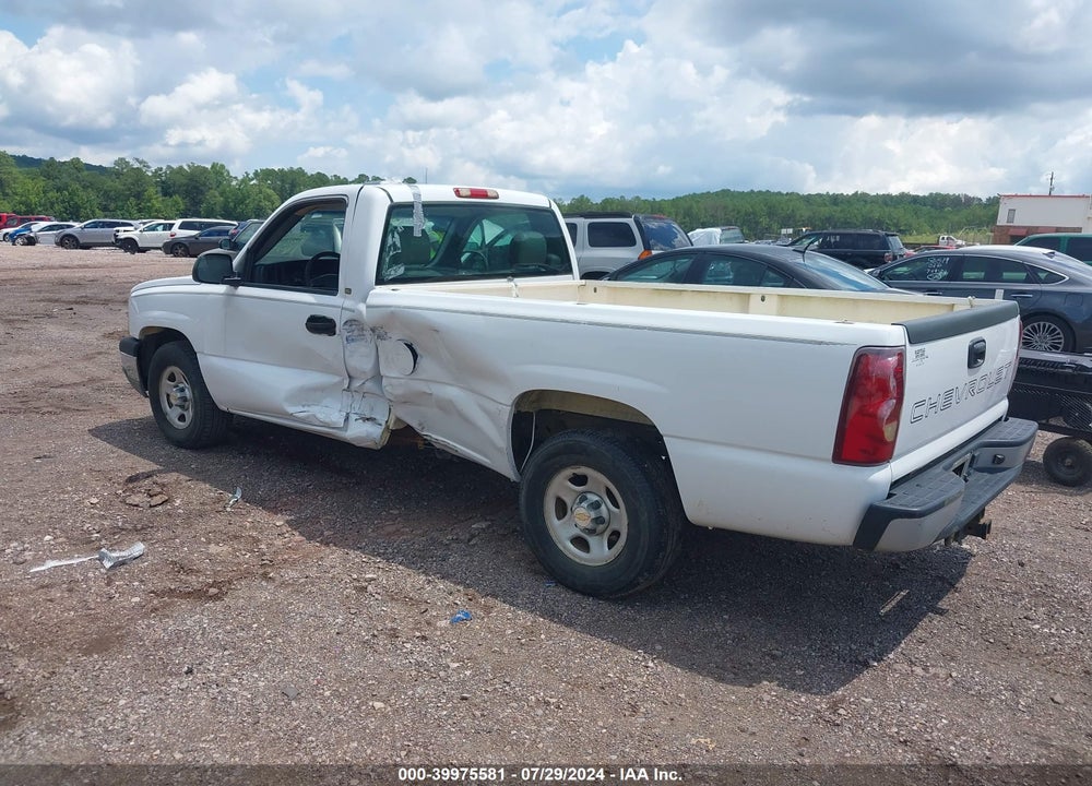 2003 CHEVROLET SILVERADO 1500 WORK TRUCK VIN: 1GCEC14V93E380200