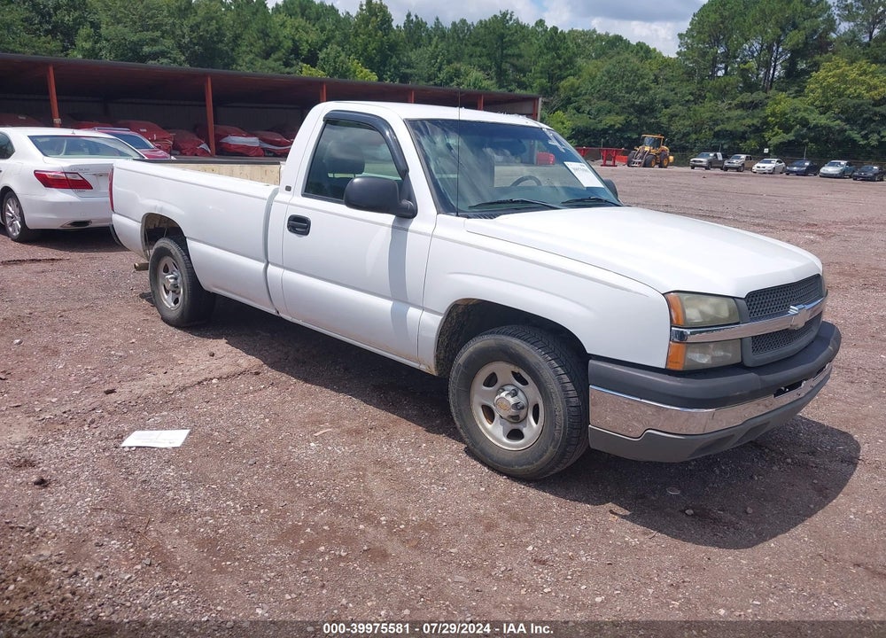 2003 CHEVROLET SILVERADO 1500 WORK TRUCK VIN: 1GCEC14V93E380200