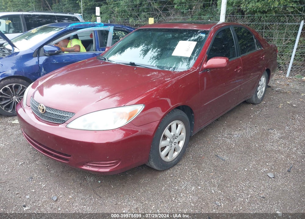 2002 TOYOTA CAMRY XLE V6 VIN: 4T1BF30K12U023921