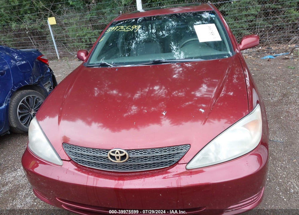 2002 TOYOTA CAMRY XLE V6 VIN: 4T1BF30K12U023921