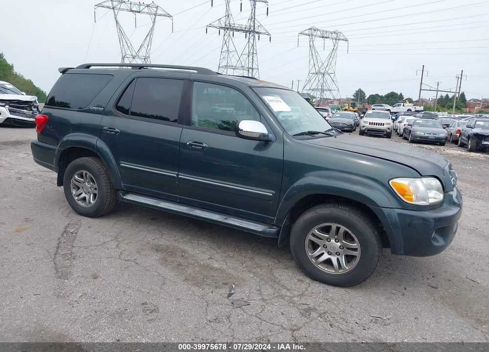 2007 TOYOTA SEQUOIA LIMITED V8 VIN: 5TDBT48A47S290206