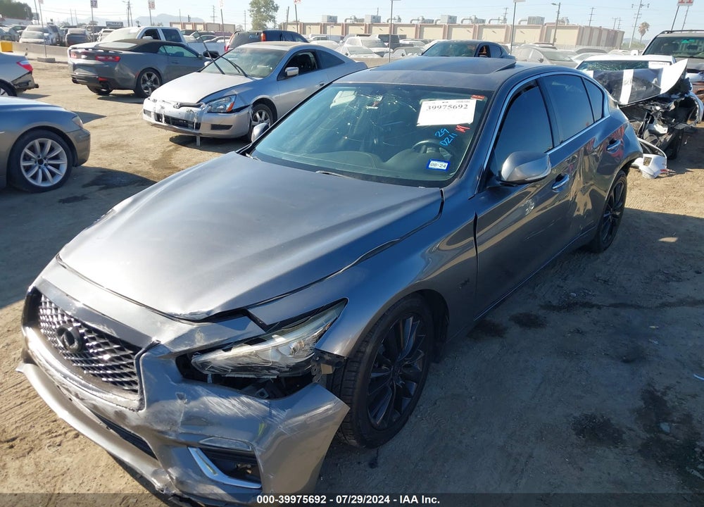 2018 INFINITI Q50 3.0T LUXE VIN: JN1EV7AP0JM357607