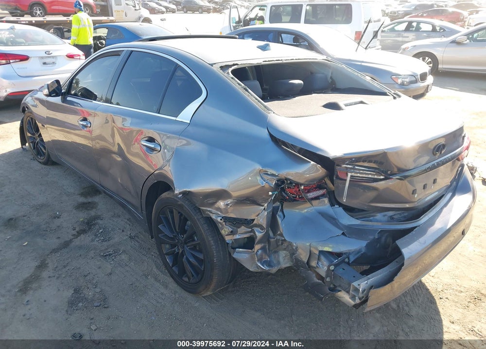 2018 INFINITI Q50 3.0T LUXE VIN: JN1EV7AP0JM357607