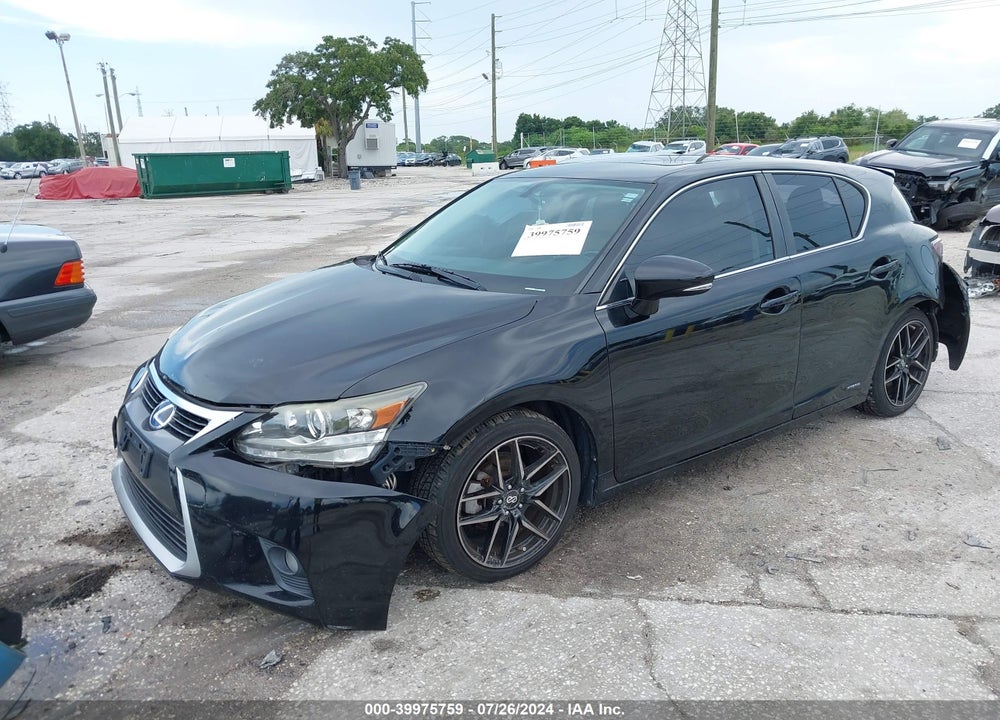 2014 LEXUS CT 200H VIN: JTHKD5BHXE2174200
