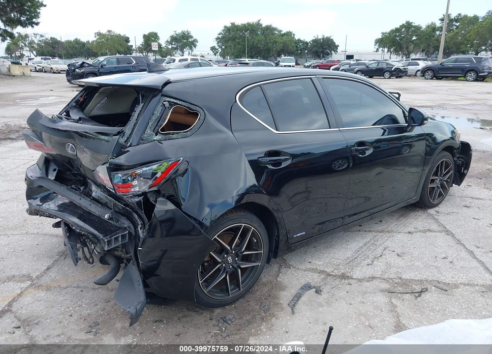 2014 LEXUS CT 200H VIN: JTHKD5BHXE2174200