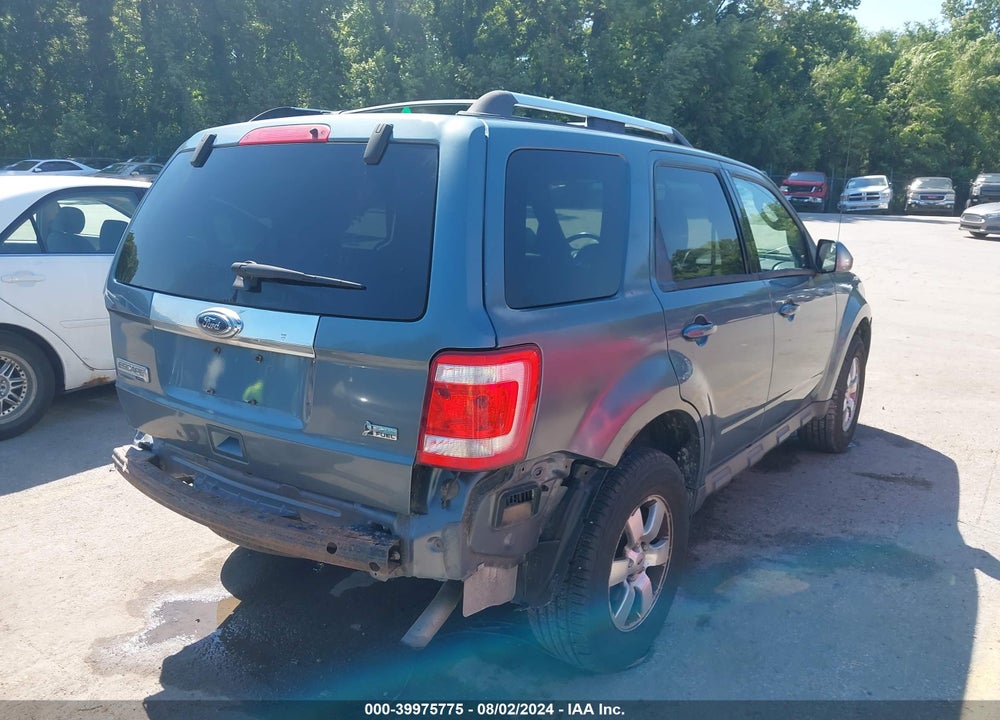 2010 FORD ESCAPE LIMITED VIN: 1FMCU9EG6AKB12248