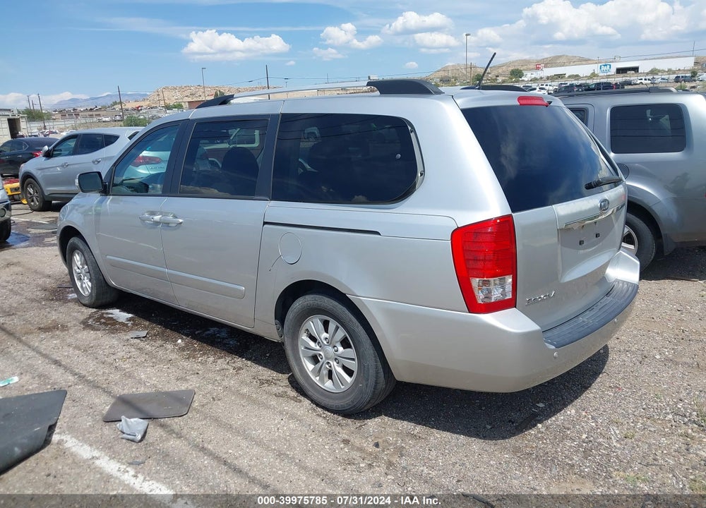 2012 KIA SEDONA LX VIN: KNDMG4C7XC6499601