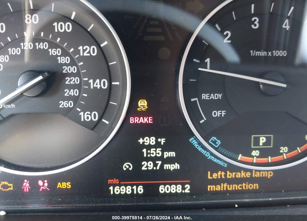 2012 BMW 328I VIN: WBA3A5G59CNP16635