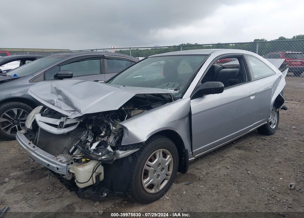 2002 HONDA CIVIC LX VIN: 1HGEM21692L028813