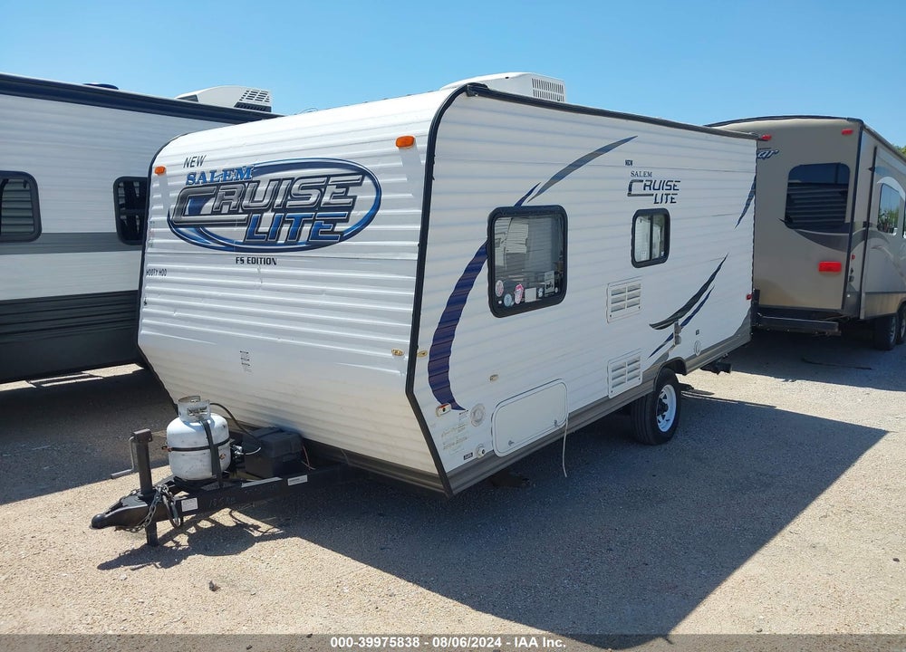 2013 FOREST RIVER SALEM CRUISE LITE VIN: 4X4TSMU14DR402326