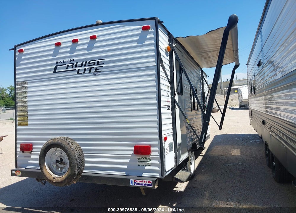 2013 FOREST RIVER SALEM CRUISE LITE VIN: 4X4TSMU14DR402326