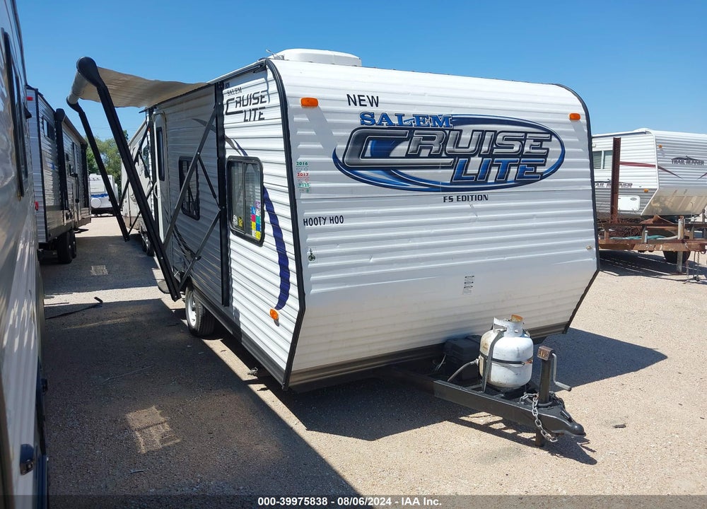 2013 FOREST RIVER SALEM CRUISE LITE VIN: 4X4TSMU14DR402326