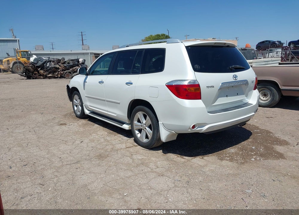 2009 TOYOTA HIGHLANDER LIMITED VIN: JTEDS42A892090200