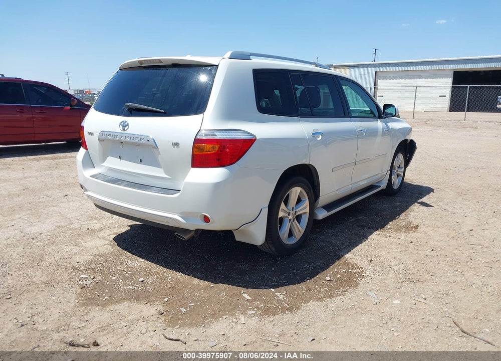 2009 TOYOTA HIGHLANDER LIMITED VIN: JTEDS42A892090200