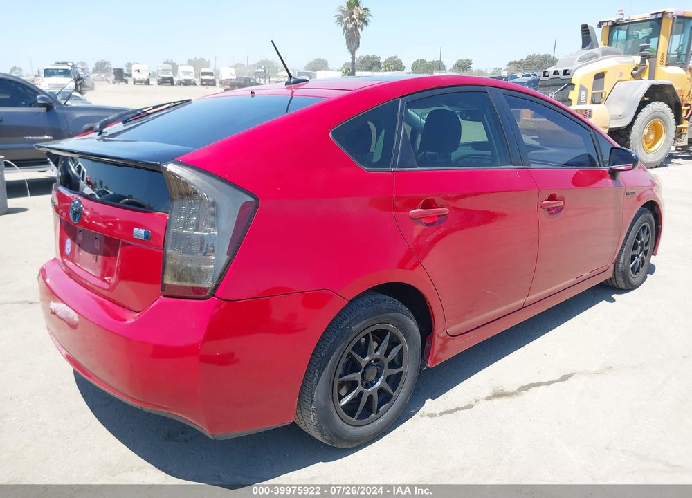2010 TOYOTA PRIUS IV VIN: JTDKN3DU0A0061472