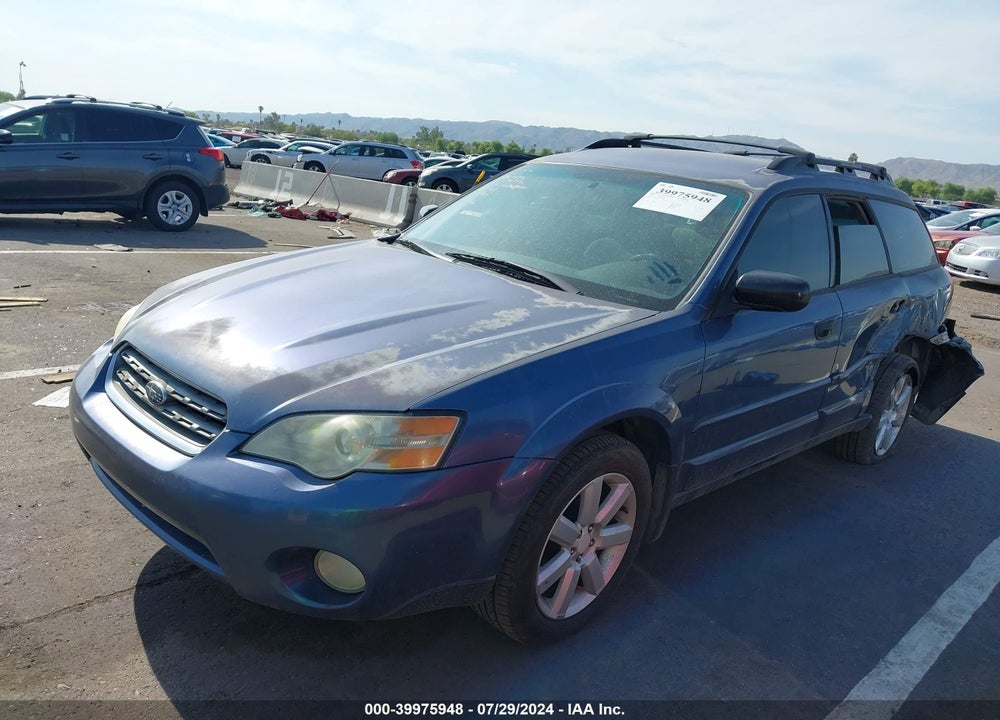 2006 SUBARU OUTBACK 2.5I VIN: 4S4BP61C667326848
