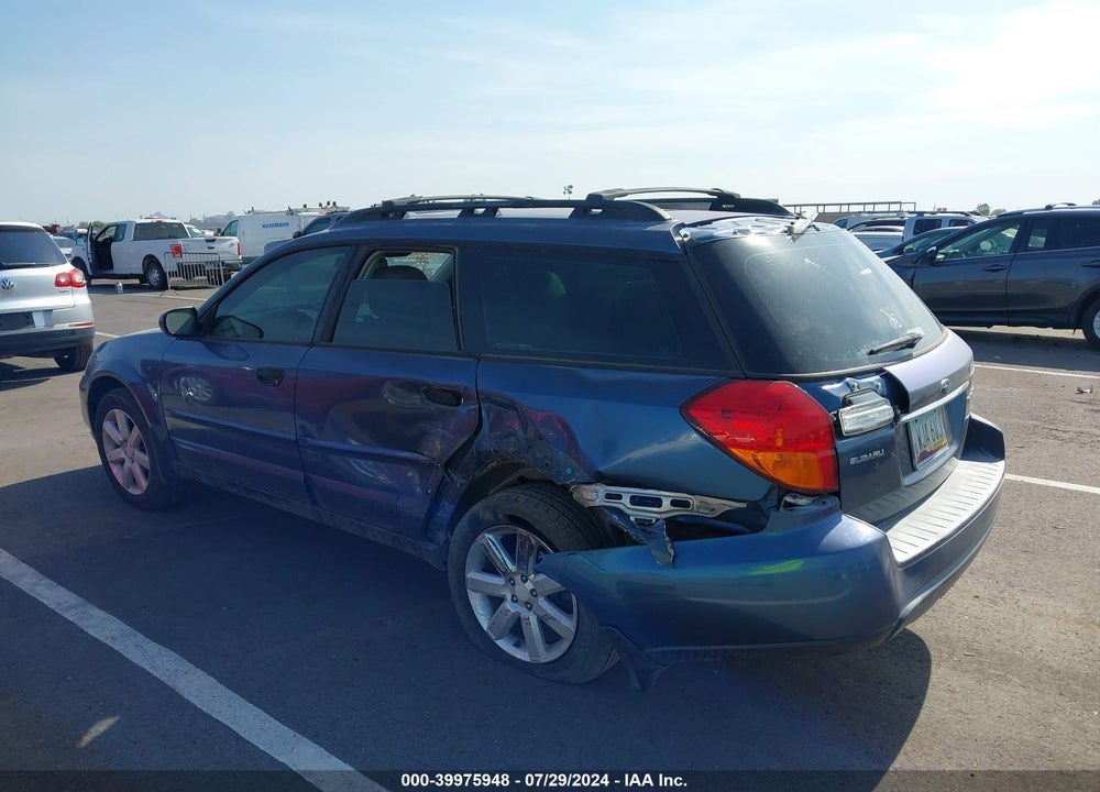2006 SUBARU OUTBACK 2.5I VIN: 4S4BP61C667326848